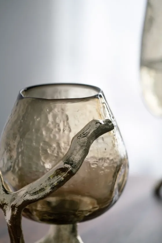 Glass And Metal Driftwood Candle Holder-Kirkland's Home Cheap