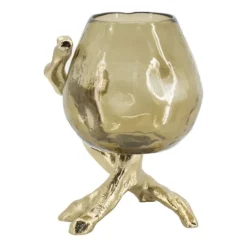 Glass And Metal Driftwood Candle Holder-Kirkland's Home Cheap