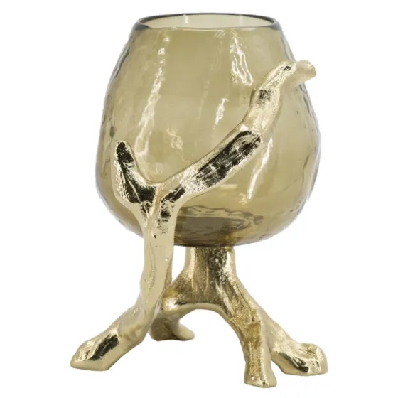 Glass And Metal Driftwood Candle Holder-Kirkland's Home Cheap