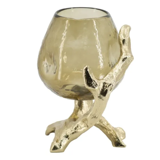 Glass And Metal Driftwood Candle Holder-Kirkland's Home Cheap