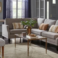Glass And Metal Rectangle Porter Coffee Table-Kirkland's Home Sale
