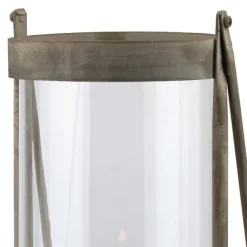 Glass And Rustic Metal Lantern-Kirkland's Home Discount