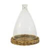 Glass And Wicker Base Cloche-Kirkland's Home Cheap