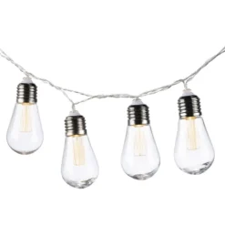 Glass Bulb Solar Outdoor String Lights-Kirkland's Home Cheap