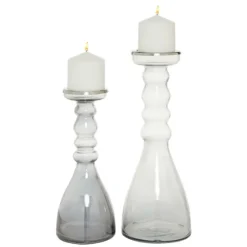 Glass Candle Holders, Set Of 2-Kirkland's Home Best