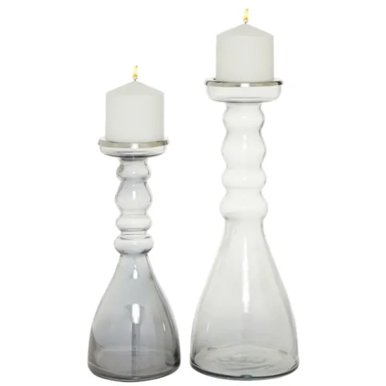 Glass Candle Holders, Set Of 2-Kirkland's Home Best