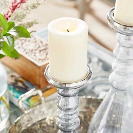 Glass Candle Holders, Set Of 2-Kirkland's Home Best
