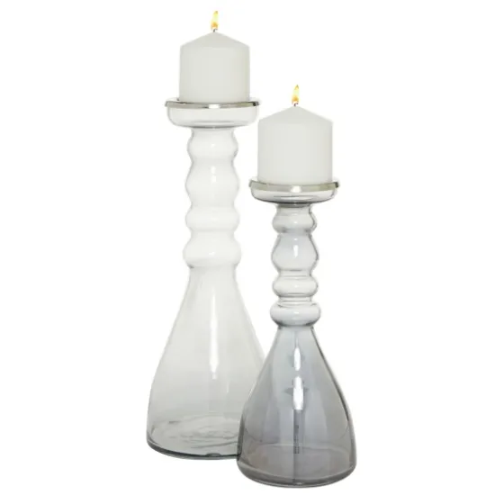Glass Candle Holders, Set Of 2-Kirkland's Home Best