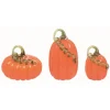 Glass Curly Stem Pumpkins, Set Of 3-Kirkland's Home Cheap