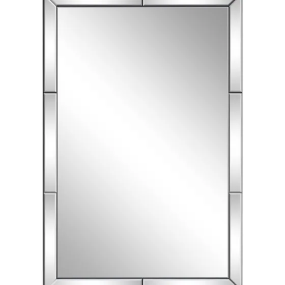 Glass Divvy Rectangular Beveled Mirror-Kirkland's Home Online