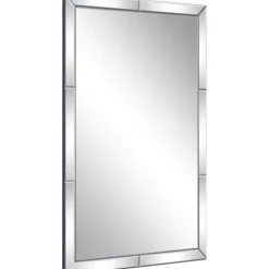 Glass Divvy Rectangular Beveled Mirror-Kirkland's Home Online