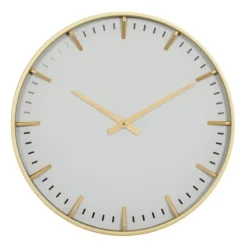 Glass Frame Gold Accent Wall Clock-Kirkland's Home New