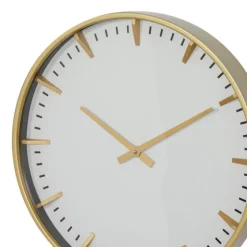 Glass Frame Gold Accent Wall Clock-Kirkland's Home New