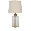 Glass Jug Table Lamp With Rope Trim-Kirkland's Home Best Sale