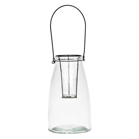Glass Lantern With Metal Insert-Kirkland's Home Hot