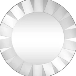 Glass Petal Round Beveled Mirror-Kirkland's Home Best Sale