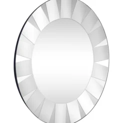 Glass Petal Round Beveled Mirror-Kirkland's Home Best Sale