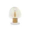 Glass Shade Gold Mushroom Table Lamp-Kirkland's Home Cheap