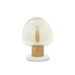 Glass Shade Gold Mushroom Table Lamp-Kirkland's Home Cheap