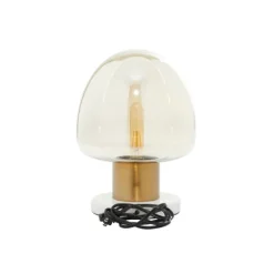 Glass Shade Gold Mushroom Table Lamp-Kirkland's Home Cheap