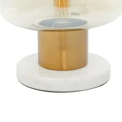 Glass Shade Gold Mushroom Table Lamp-Kirkland's Home Cheap