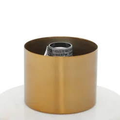 Glass Shade Gold Mushroom Table Lamp-Kirkland's Home Cheap
