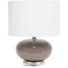Glass Short Oval Table Lamp-Kirkland's Home Online