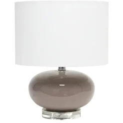 Glass Short Oval Table Lamp-Kirkland's Home Online