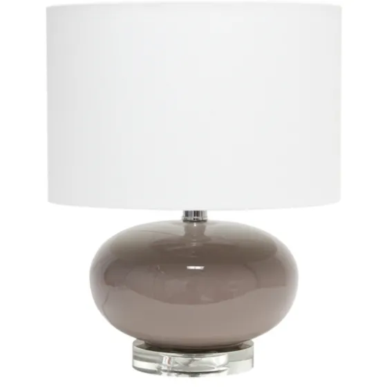 Glass Short Oval Table Lamp-Kirkland's Home Online