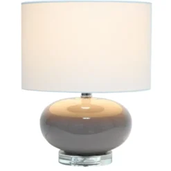 Glass Short Oval Table Lamp-Kirkland's Home Online