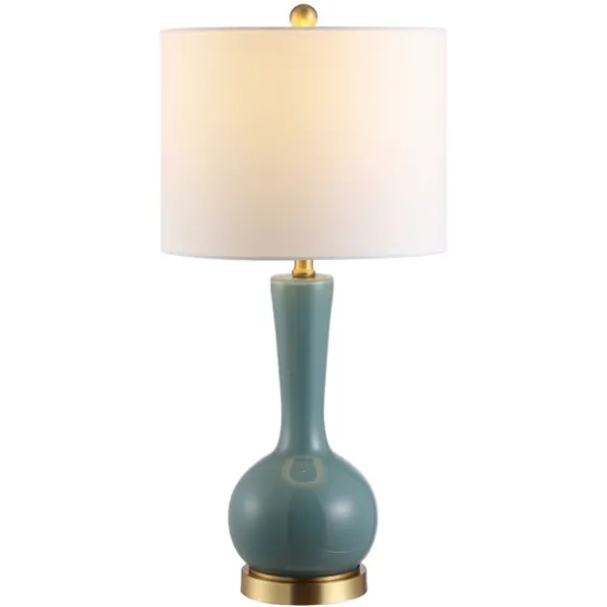 Glazed Blue Glass Teardrop Table Lamp-Kirkland's Home Cheap