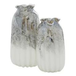 Glazed Gray Glass Vases, Set Of 2-Kirkland's Home Best Sale
