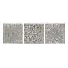 Glazed Iron Carved Floral Plaques, Set Of 3-Kirkland's Home Sale