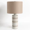 Glazed Sand Stripes Table Lamp-Kirkland's Home Sale