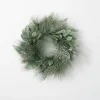 Glistening Eucalyptus Cedar Mini Wreath, 18 In.-Kirkland's Home Fashion