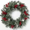 Glitter Pine Wreath With Berries And Ornaments-Kirkland's Home Best