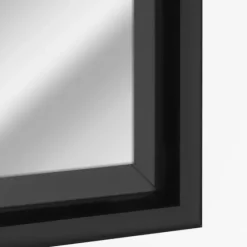 Glossy Black Frame Leaning Mirror-Kirkland's Home New