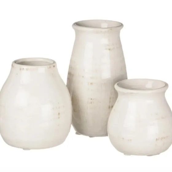 Glossy Curved Vases, Set Of 3-Kirkland's Home Online
