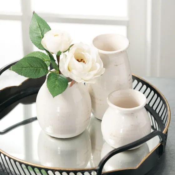 Glossy Curved Vases, Set Of 3-Kirkland's Home Online