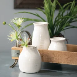 Glossy Curved Vases, Set Of 3-Kirkland's Home Online