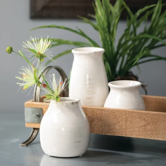 Glossy Curved Vases, Set Of 3-Kirkland's Home Online