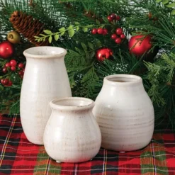 Glossy Curved Vases, Set Of 3-Kirkland's Home Online