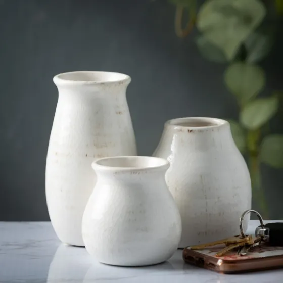 Glossy Curved Vases, Set Of 3-Kirkland's Home Online