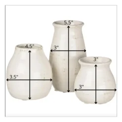 Glossy Curved Vases, Set Of 3-Kirkland's Home Online