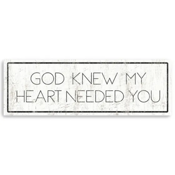 God Knew My Heart Needed You Canvas Art Print-Kirkland's Home New