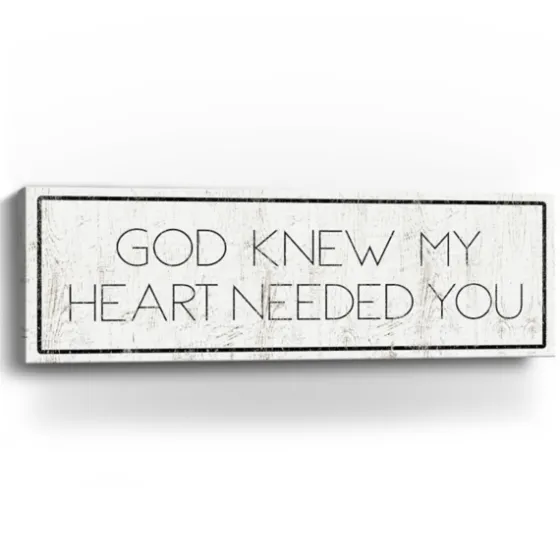 God Knew My Heart Needed You Canvas Art Print-Kirkland's Home New