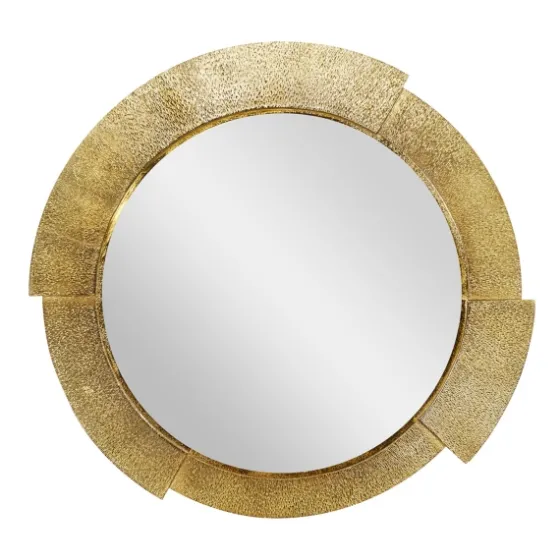 Gold Aluminum Kingsley Wall Mirror-Kirkland's Home Discount