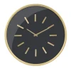 Gold And Black Modern Wall Clock-Kirkland's Home Clearance