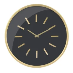 Gold And Black Modern Wall Clock-Kirkland's Home Clearance