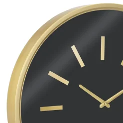 Gold And Black Modern Wall Clock-Kirkland's Home Clearance